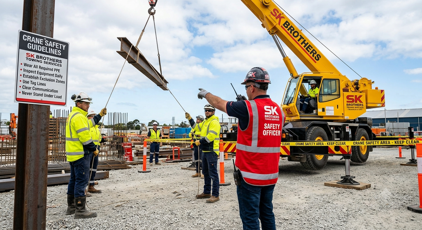 Crane Safety Guidelines in Heavy Commercial Recoveries